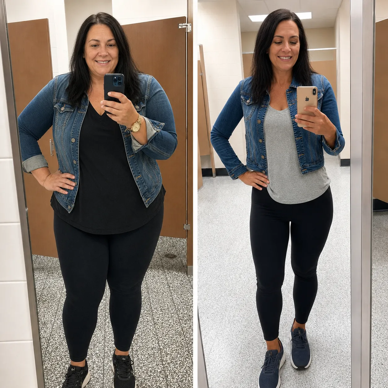 Venus Factor after photo showing hips and thighs progress