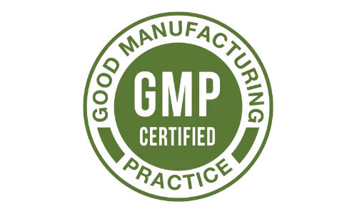 Venus Factor GMP certified manufacturing badge