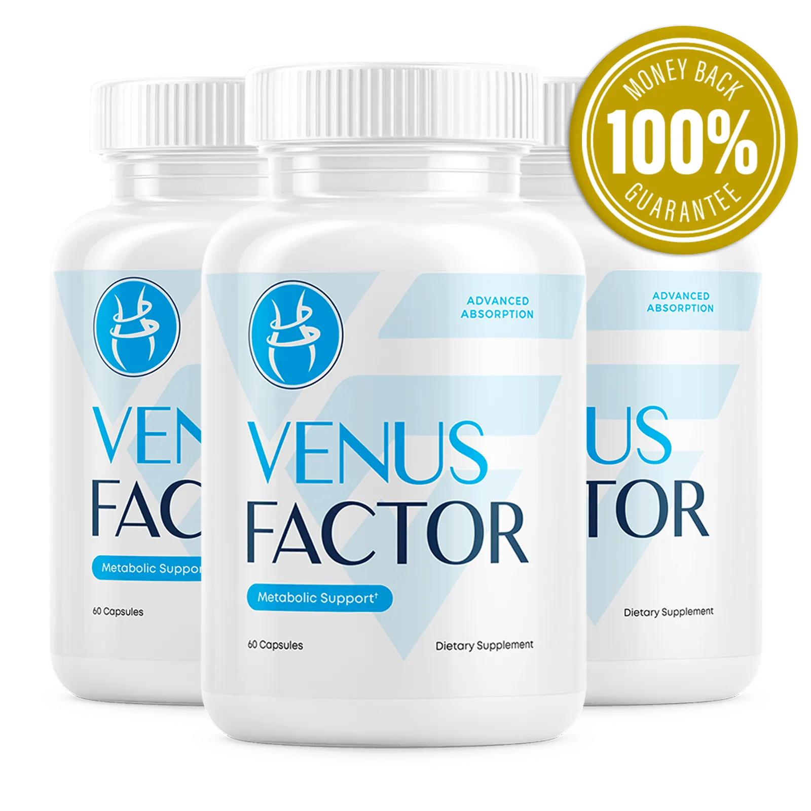 Venus Factor leptin support supplement bottle for women